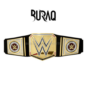 Ceinture de championnat BURAQ MMA SPORTS BRQ-BELT avec logo personnalisé, couleur personnalisée, plaques en laiton allié de 3 mm pour la lutte et la boxe - Product Image 2