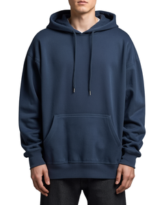 Sweat-shirt en polaire à capuche zippé pour homme, couleur unie, coupe décontractée, vêtement d'automne - Product Image 2