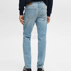 Pantalones Vaqueros Casuales para Hombre, Estilo Moderno y Duradero, Tejido Transpirable y Ligero, Cómodos para Largas Jornadas de Trabajo - Product Image 4