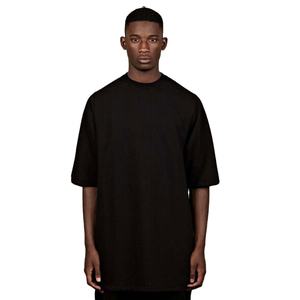 Camiseta extragrande de algodón 2025 personalizada para hombre, camiseta de talla grande y alta, tela de jersey con estampado de logotipo holgado, venta al por mayor, 100% - Product Image 3