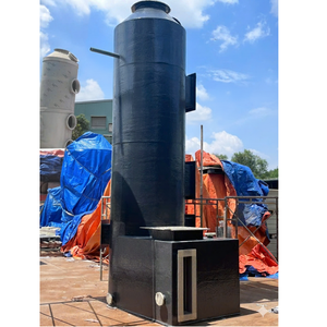 รับประกัน 1 ปี ทนทานสูง สำหรับอุตสาหกรรมเคมี OEM/ODM เครื่องกรองแบบเปียกสองชั้น (PVC/FRP) 95-98% เวียดนาม - Product Image 5
