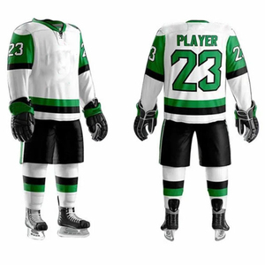 Tenue de Hockey sur Glace Unisexe Premium en Tissu Polyester à Séchage Rapide et Respirant, Uniforme d'Entraînement Sublimé - Product Image 4
