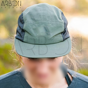 Casquette de sport légère et performante à 5 panneaux en maille avec logo personnalisé, ajustable, pour hommes et femmes, idéale pour l'extérieur – Fournisseur de qualité - Product Image 6