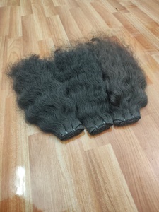 Cabello Humano Virgen Natural Rizado del Sur de la India al por Mayor, 20 Pulgadas, Extensiones de Cabello Sin Enredos - Product Image 2