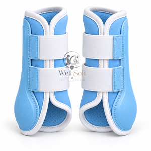 Bottes de brossage pour chevaux élégantes offrant une protection confortable des jambes, une mobilité flexible et une fermeture fiable pour l'équitation. - Product Image 4