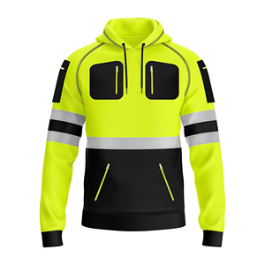 Vêtements de sécurité à haute visibilité, sweat-shirt réfléchissant, vêtements de travail de sécurité pour les travailleurs du bâtiment, du transport routier, de l'industrie et du travail en extérieur, logo personnalisé - Product Image 1