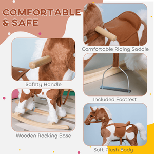 Rocking Horse Ride-On Toy Animal for Children - Product Image 6