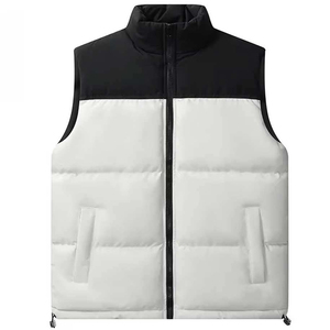 Chaleco de Otoño para Hombre, Ligero y Cálido, Chaqueta sin Mangas, Forro Polar, Acolchado, con Capucha Extraíble y Bordado - Product Image 1