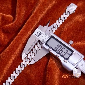 Bracelet en argent sterling 925 avec moissanite, bijoux de mode, bracelet à maillons torsadés pour femmes et hommes, cadeau élégant, New York City - Product Image 3