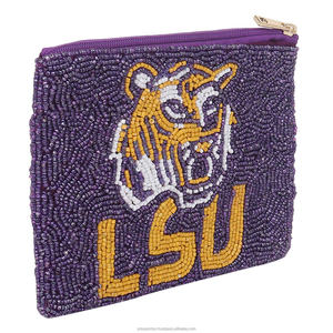 กระเป๋าใส่เหรียญผ้าฝ้ายทำมือประดับลูกปัดสำหรับเด็กผู้หญิง พร้อมซิปปักลายดอกไม้ ใช้ได้ทุกวัน รับผลิตตามสั่ง ขายส่ง ของขวัญแฟชั่น - Product Image 6