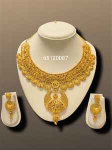 AWAIS HOUSE Collier/Bracelet de luxe pour femme, style vintage, plaqué or, serti de diamants, motif infini, hip-hop, pour mariage et soirée - Product Image 4