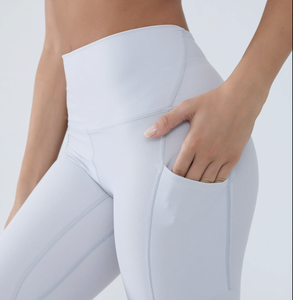 Leggings de yoga sans couture à taille haute, séchage rapide, longueur intégrale, pantalon de fitness pour femmes - Product Image 3