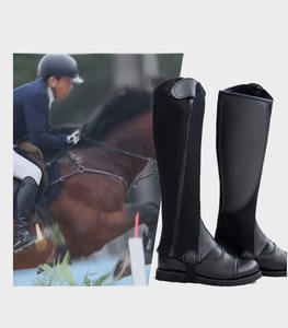 En Stock: Pantalones Cortos de Montar a Caballo Unisex de Verano, Transpirables, de Malla y Cuero, para Niños y Adultos - Product Image 3