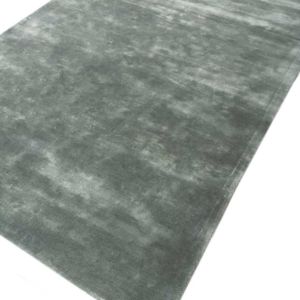 OEM Luxury Viscose silk Plain Area <b>Rug</b> Hand Loom Sage Carpet Cut Pile Plain Luxury Washable Non-Slip Medium Pile High Quality - Product Image 3