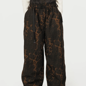 Pantalones de esquí y snowboard unisex con estampado de camuflaje por sublimación, impermeables, holgados, de pierna ancha, estilo urbano, tipo cargo, para invierno. - Product Image 6