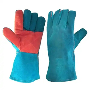 High Protection Industrial Heavy-Duty Cowhide Split Leather Work Gloves Anti-Cut Safety Gloves for Welders Hand <b>Arm</b> Protection - Product Image 1