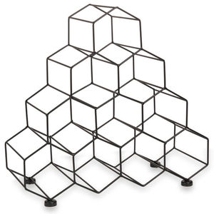 Moderno Estante para Vino de 6 Botellas para Encimera, Soporte Metálico para Botellas de Vino, Elegante Accesorio de Cocina, Organizador Horizontal de Acero - Product Image 6