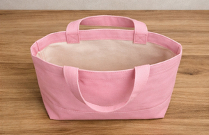 Bolsa de lona ligera de 12 oz con logotipo personalizado, bolsa de compras de algodón duradera al por mayor con un solo bolsillo interior para uso promocional - Product Image 5