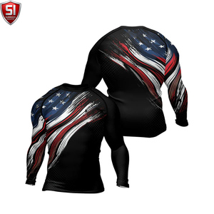 Unisex <b>Long</b> <b>Sleeve</b> <b>Compression</b> <b>Shirt</b> Crew Neck Sublimation Printed Quick Dry Breathable Full <b>Sleeve</b> Sports Body - Product Image 5