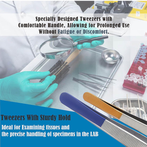 ชุดคีมผ่าตัดอัดสัน 2 ชิ้น คุณภาพพรีเมียม เกรดทางการแพทย์ ทำจากเหล็กกล้าไร้สนิม 11 นิ้ว แบบตรงและแบบโค้ง พร้อมรหัสสี  แบบใช้มือ สีน้ำตาล - Product Image 5