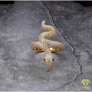 Anillo de Diseño Clásico con Diamante Cultivado en Laboratorio en Plata 925 Premium, con un Estilo Elegante y Distintivo, para Mayoristas de Joyería - Product Image 4