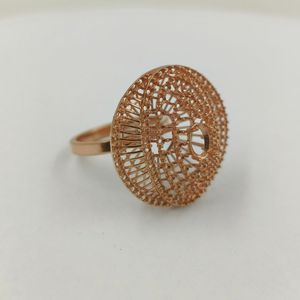 Anillo de Oro Sólido de 14K con Diamantes Reales, Estilo Moderno, Montura para Mujer, Joyería Fina de Lujo, Semimontura, Fabricante OEM al por Mayor - Product Image 5