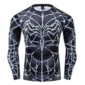Premium Fabric Rash Guard Athletic <b>Compression</b> <b>Shirt</b> Custom Printing Training Sportswear Supplier - Product Image 4