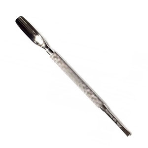 Spatule à cuticules professionnelle en acier inoxydable pour manucure, outil double creux pour nettoyage, repousse et façonnage des ongles - Product Image 5