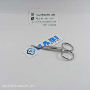 High Quality Stainless Steel Straight Beauty <b>Cuticle</b> <b>Scissors</b> Right-Handed Custom Color & Logo for Professional Nail Care - Product Image 6