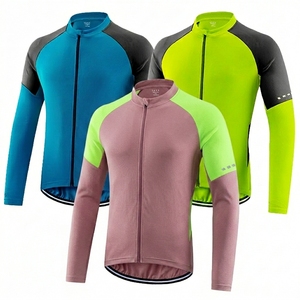 Latest Fashion Breathable Eco-Friendly <b>Men's</b> Adults Full Sleeve <b>Cycling</b> Jersey Customizable High Quality <b>Cycling</b> Jersey - Product Image 5