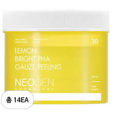 Discos Exfoliantes Neogen Lemon Bright Paha Gauze, 30 Unidades por Paquete, 14 Paquetes, Exfoliante Facial con Péptidos, Precio de Descuento - Product Image 1