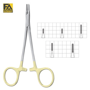 Porte-aiguilles manuels Ryder T.C. Instruments chirurgicaux en acier inoxydable à mâchoires étroites Basis - Product Image 1