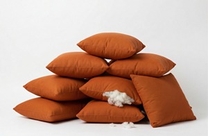 Funda de Cojín para Sofá de Algodón 100% Súper Suave, Color Sólido Personalizado, Modelos Disponibles de Doble Cara, Decoración del Hogar - Product Image 5