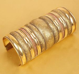 Pulsera Bio Magnética de Cobre Puro de 3 Piezas OEM Personalizada, Paquete Surtido de Alambre Ondulado y Bloques Segmentados - Product Image 3