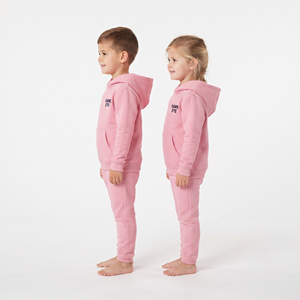 Conjunto deportivo de dos piezas para niños, con capucha y pantalones de forro polar, personalizado con impresión a medida, ropa deportiva informal para niños. - Product Image 4