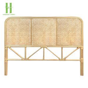 Modern Style Design Rattan Bed with Simple <b>Headboard</b> Headbed <b>Panels</b> Use For Home And Hotel Furniture Factory Direct Rattan 2026 - Product Image 3