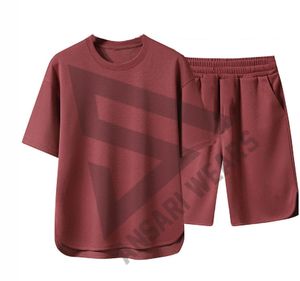 Nuevo Conjunto de Ropa de Verano 2026 para Hombre, Camiseta Holgada de Manga Corta y Pantalones Cortos, Conjunto de Dos Piezas - Product Image 1