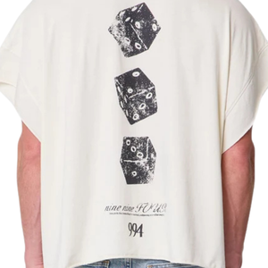 T-shirt graphique sans manches surdimensionné pour homme, col rond, imprimé numéroté, coupe ample, streetwear décontracté, vente en gros, personnalisé, tee-shirt de musculation tendance - Product Image 6