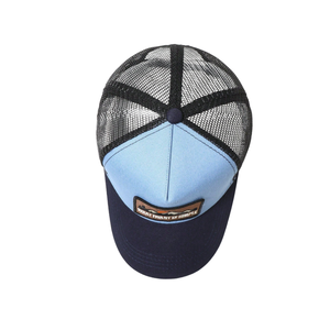 Sombrero de camionero de 5 paneles con estilo unisex, parte trasera de malla transpirable, logotipo OEM de 5 paneles personalizado, MOQ bajo para deportes, ciclismo de moda al aire libre - Product Image 4