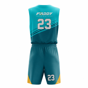 Ensemble d'uniformes de basketball respirants pour hommes, design personnalisé, impression par sublimation, maillot et short d'entraînement d'équipe, vêtements de sport à séchage rapide - Product Image 2
