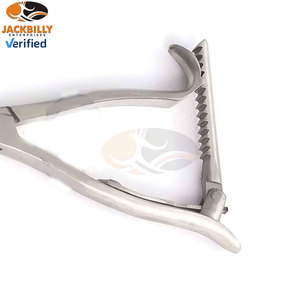 JACKBILLY Pince à os manuelle à cliquet 4 pouces Instrument chirurgical pour procédures orthopédiques en acier inoxydable durable MOL - Product Image 6