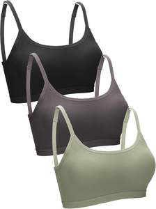 Bralette Suave para Mujer, Tejido de Punto, Ecológico, Transpirable, de Secado Rápido, con Soporte Ligero, Cómodo para Uso Diario - Product Image 5