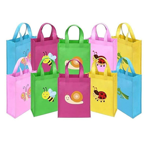 Cartoon Printed PP Nonwoven Reusable Shopping Bags With Colorful Handles For Kids And Everyday Use Vietnam Direct Factory - Product Image 6