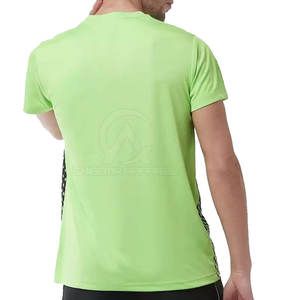 Camiseta de manga corta para hombre, mezcla de algodón, sublimación, con ajuste cómodo y diseño de color sólido para conjuntos de verano, al mejor precio. - Product Image 2