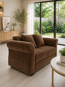 Canapé contemporain 321 places en tissu Marron Orchidée pour salon, hôtel, appartement, villa – Tissu personnalisé, écologique, de qualité supérieure – Fabricant de tissus - Product Image 2