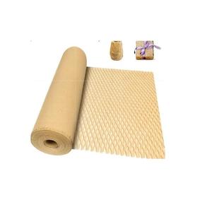 Papel de Embalaje de Nido de Abeja Kraft Biodegradable de la Mejor Calidad para Protección en Envíos y Envoltura de Regalos, Disponible para la Venta - Product Image 4