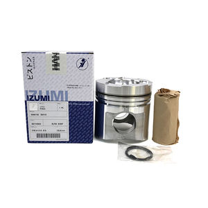 Piston de moteur Diesel IZUMI avec goupille et clips 6150-31-2112 6150312112 adapté aux moteurs 6D125-1A 6D125-1B 6D125-1D - Product Image 1