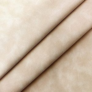 Split <b>suede</b> Leather Sheet Beige <b>Brushed</b> Sueded Cow Skin Material for Furniture Craft 0.8-1.2 mm Thickness - Product Image 1