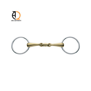 Bocado de Acero Inoxidable de Alta Resistencia para Caballo, Bocado de Anillo Hueco con Boca Suelta, Bocado de Anillo en O para Suministros Ecuestres - Product Image 1