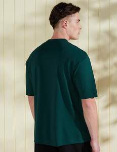 เสื้อยืดโอเวอร์ไซส์แบบหนาพิเศษ OEM พรีเมียม คอเสื้อหนา น้ำหนักมาก 300gsm 240gsm ผ้าฝ้าย 100% สำหรับผู้ใหญ่ ระบายอากาศได้ดี - Product Image 4